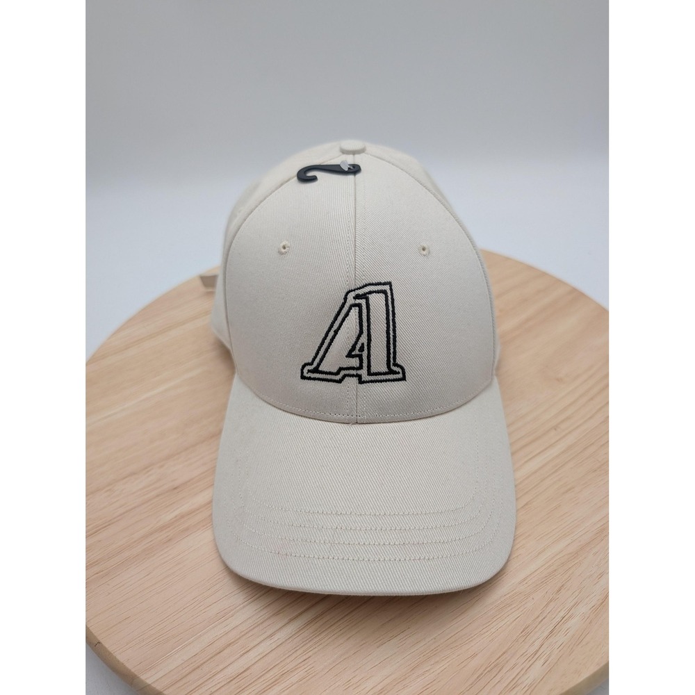 Lululemon Hat Cap Strap Back Mens L/XL White A Logo Structured Classic Ball Cap